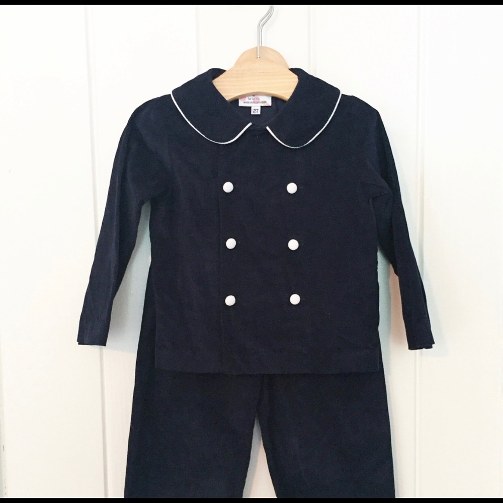Boys cord pant set